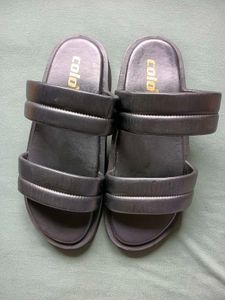 Black Slide Sandals