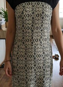 Chic Geometric Print Dress