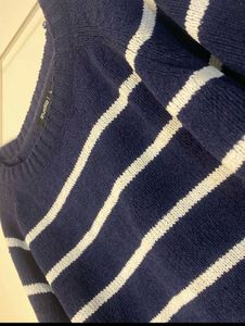 Striped Cropped Sweater