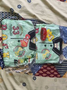 Cute Blue Keys Kids Wear Set