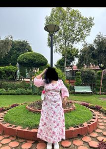 Savana Flowy Floral Print Maxi Dress