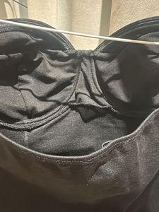 Zara Corset-Inspired Little Black Dress – M