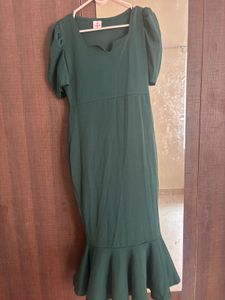 Elegant Green Mermaid Dress