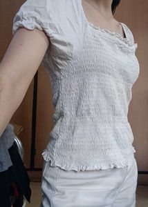 PRICE DROP -American eagle White coquette Top💮