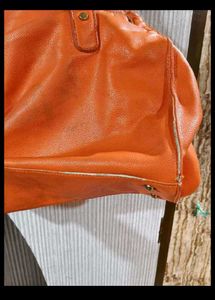 Chic Orange Handbag