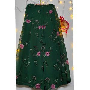 Full sleeves kurti with flared sharara