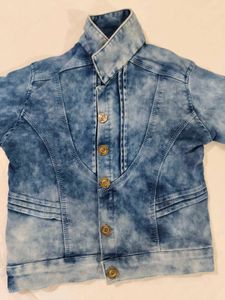 Stylish Denim Jacket - Button Down