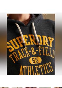SUPERDRYT&amp;F Typographic Print Hoodie