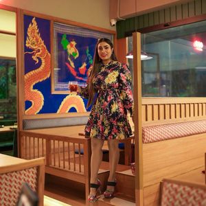 Floral Print Mini Dress