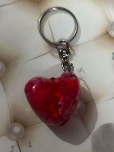 Rose &amp; Shoe Resin Keychain with 1 Earrings 3 combo