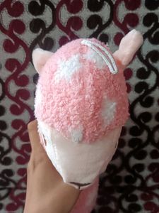 Cute Pink Star Alpaca Plush Toy