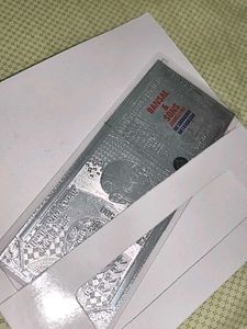999 Silver Gandhi Note &amp; Peacock Feather