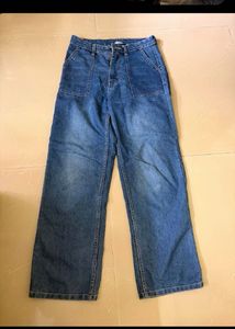 Stylish Wide Leg Denim Jeans