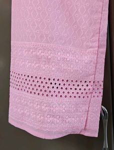 Elegant Pink Chikankari plazzo