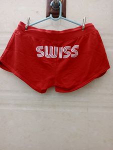 Hot Red Sexy Shorts For Women's