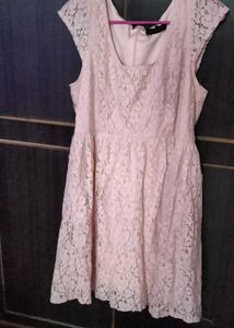 Chic Lace A-Line Dress
