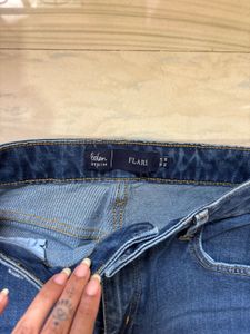 Blue Flare Jeans