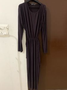 Elegant Pleated Maxi Dress