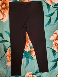 Shein Ankle Length Typographic Print Sports Leggin