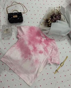 H&M Pink Tie-Dye T-Shirt