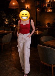 Stylish Beige Cargo Pants