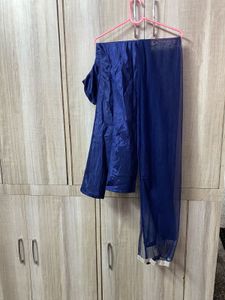 Elegant Navy Blue Gown