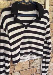 Black And White Stripped Top