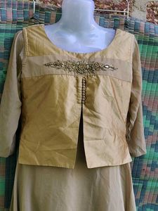 🎉🎉🎉 Clearance Sale Elegant Beige Dress