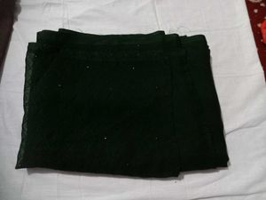 Elegant Dark Green saree