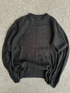 Men's Black Knit Sweater