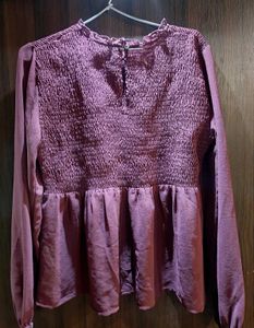 Chic Smocked Peplum Top