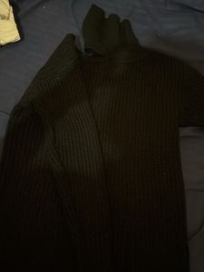 Black Turtleneck Sweater