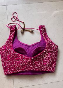 Embroidered Pink Blouse