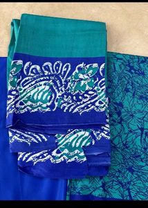 Beautiful Blue Ethnic Dress Material