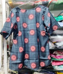 M, L and XL sizes Chic Grey Printed Top