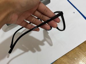 Stylish Black Eyeglasses with Case