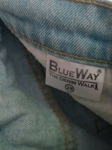 Ice blue boyfriend jeans