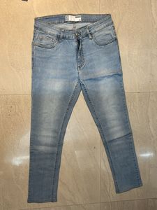 Open Seal Ankle Length Strechable Jeans