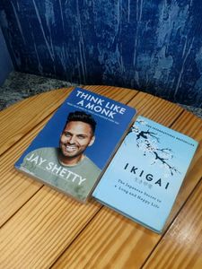 Ikigai (Hardcover)And Think Like A Monk By Jay Shetty