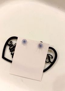 New Black Heart "Babe" Earrings