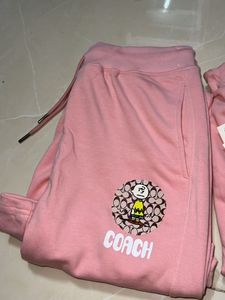 Coach Pink Winter Ladies Tracksuit