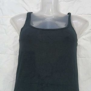 Sleek Black 32,34👗Ribbed Tank Dress