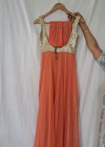 Elegant Sequin &amp; Net Gown