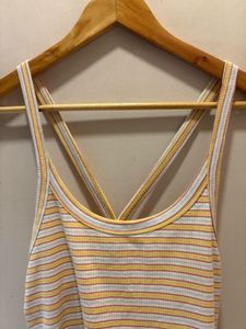 Striped Cropped Tank Top