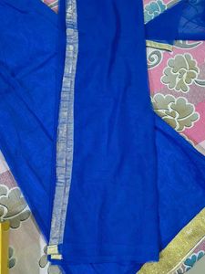 Royal Blue Embroidered Kurta Set