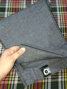 Stylish Men's Grey Textured Trousers