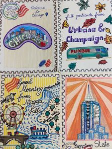 5 Brand New PostCards from US