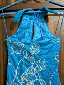Embroidered Bodycon Party Dress