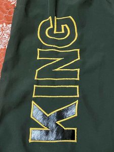 Men's Green King Logo Pants