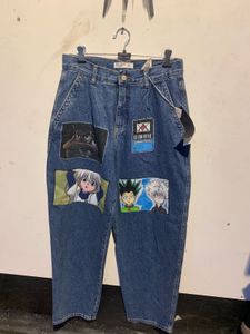 Anime Patch Denim Pants
